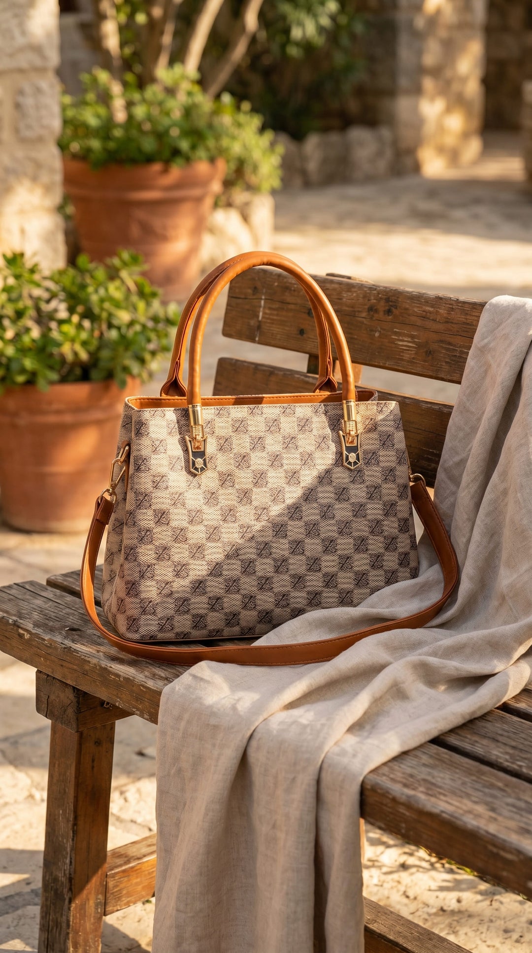 Fawn Formal Hand Bag For Women P36619