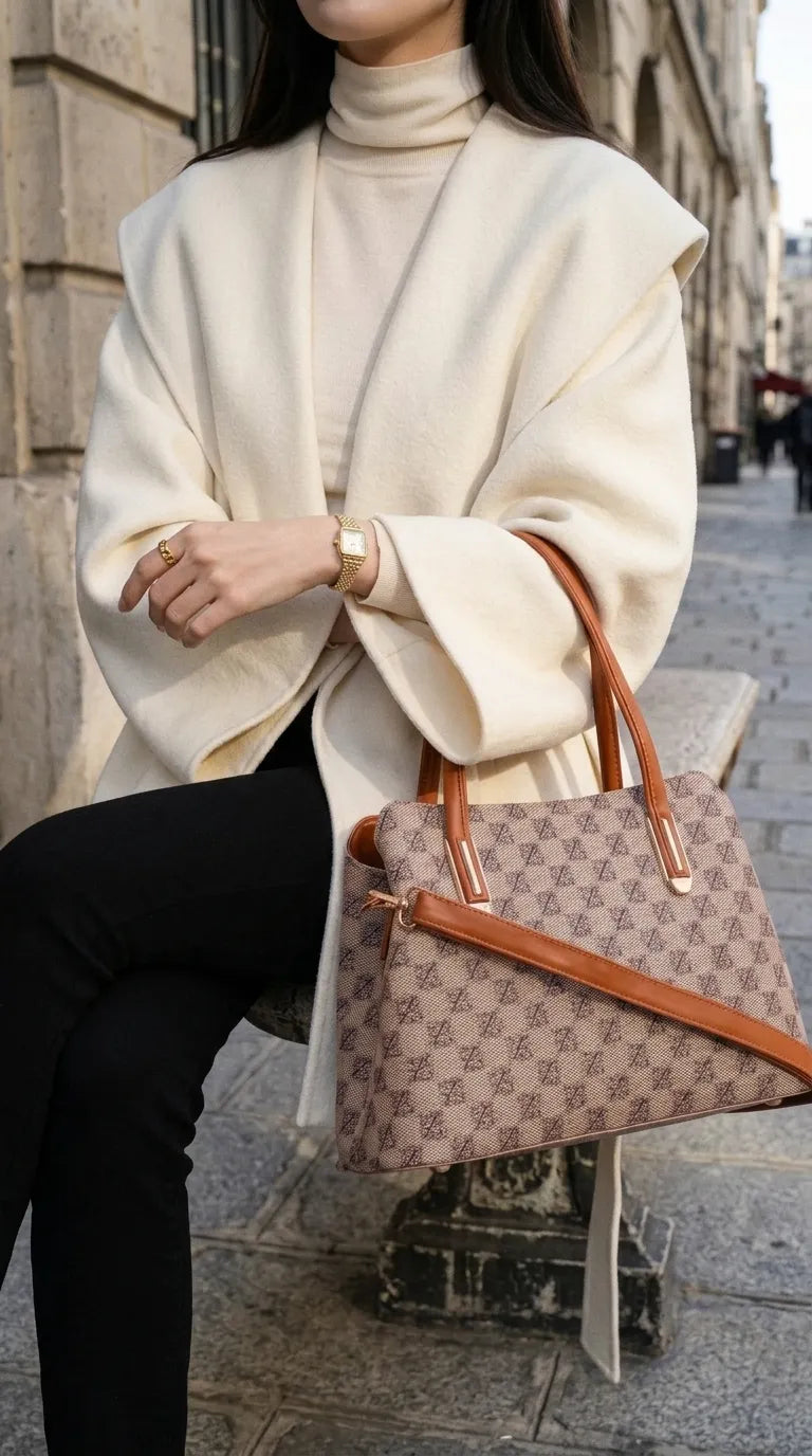 Fawn Formal Hand Bag For Women P36620