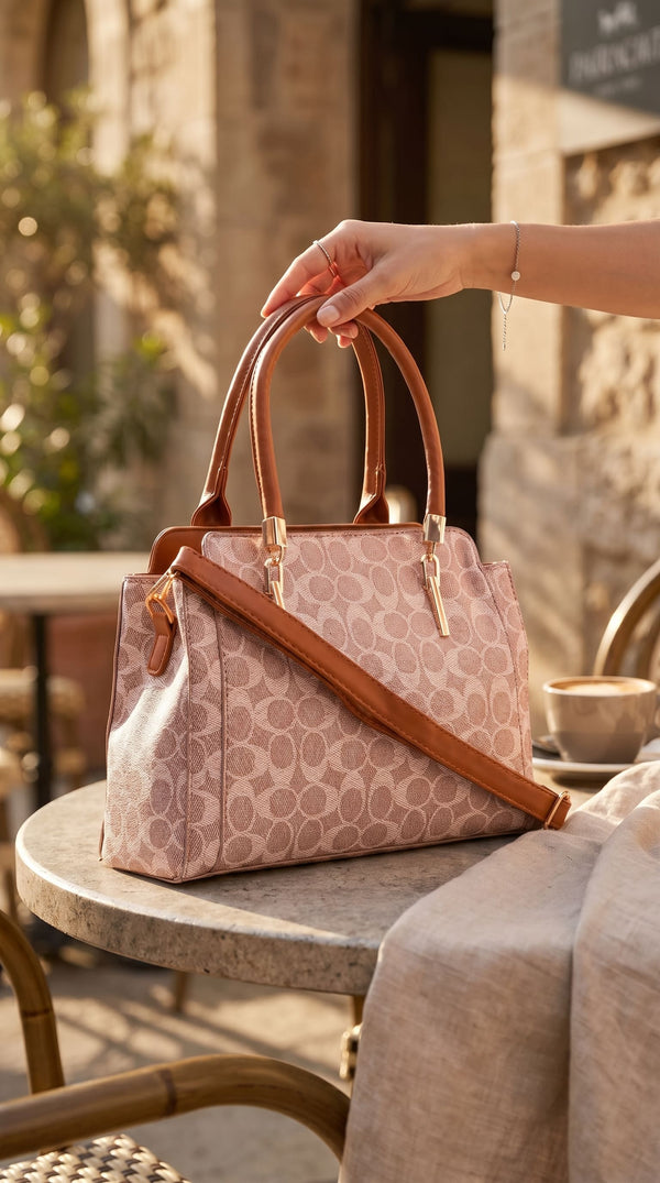 Fawn Formal Hand Bag For Ladies P36622