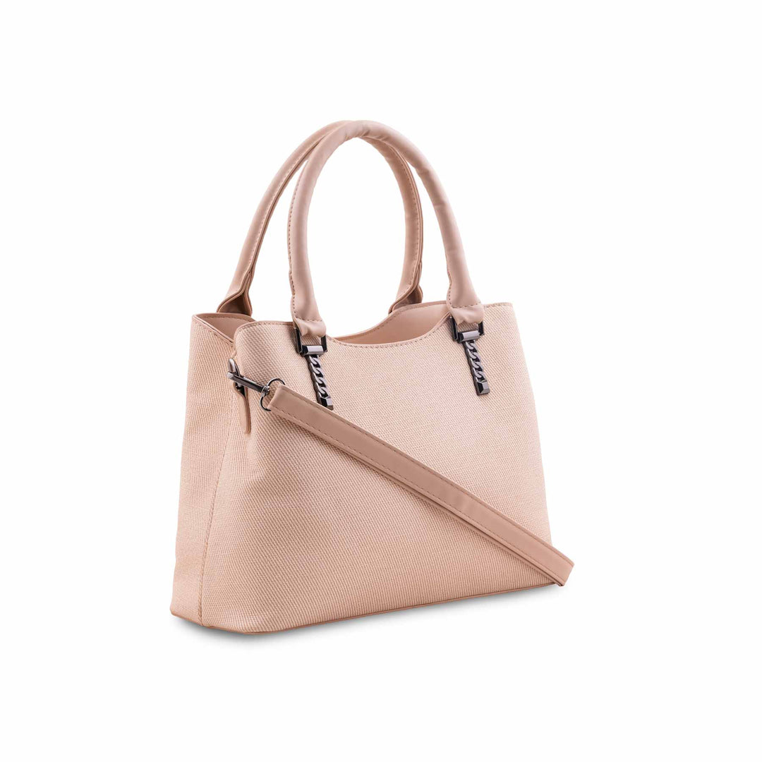 Beige Formal Hand Bag For Women P36626