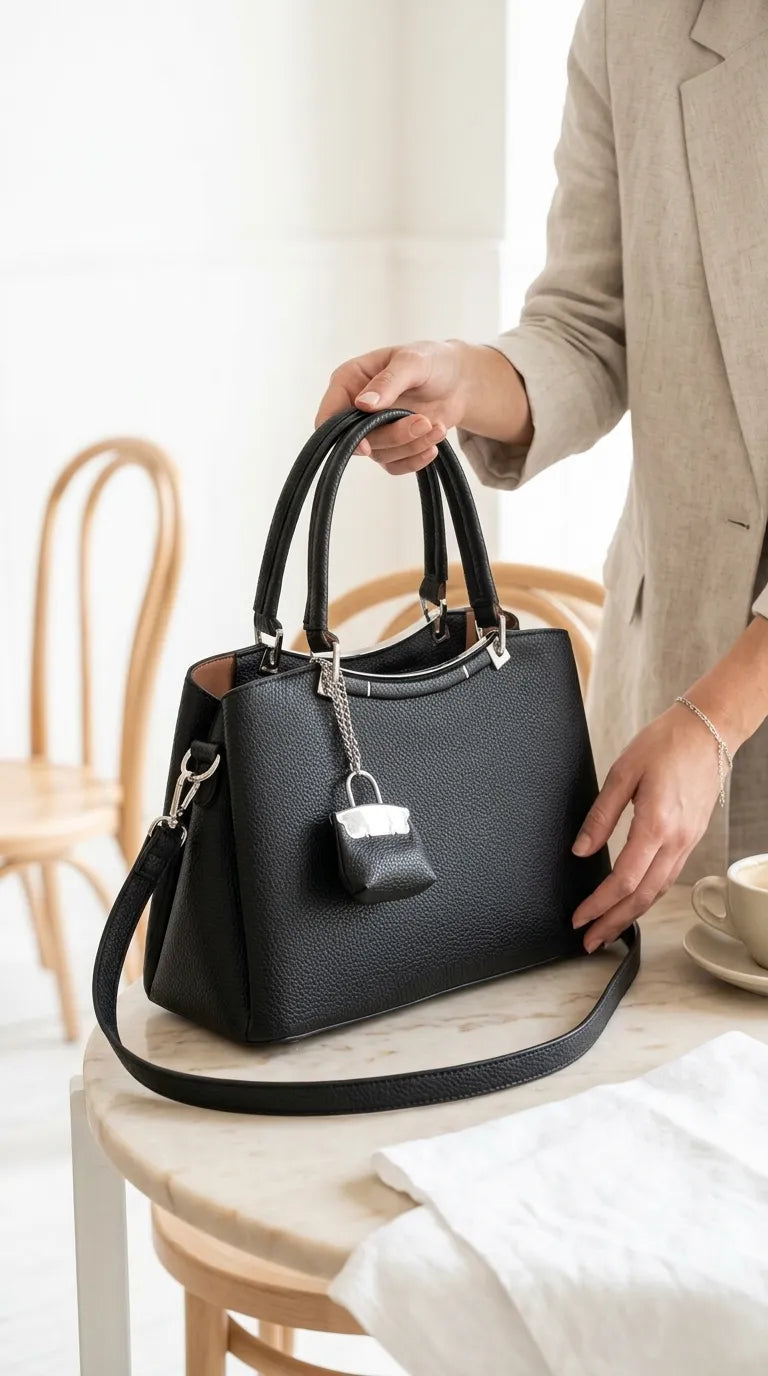 Black Formal Hand Bag For Women P36648
