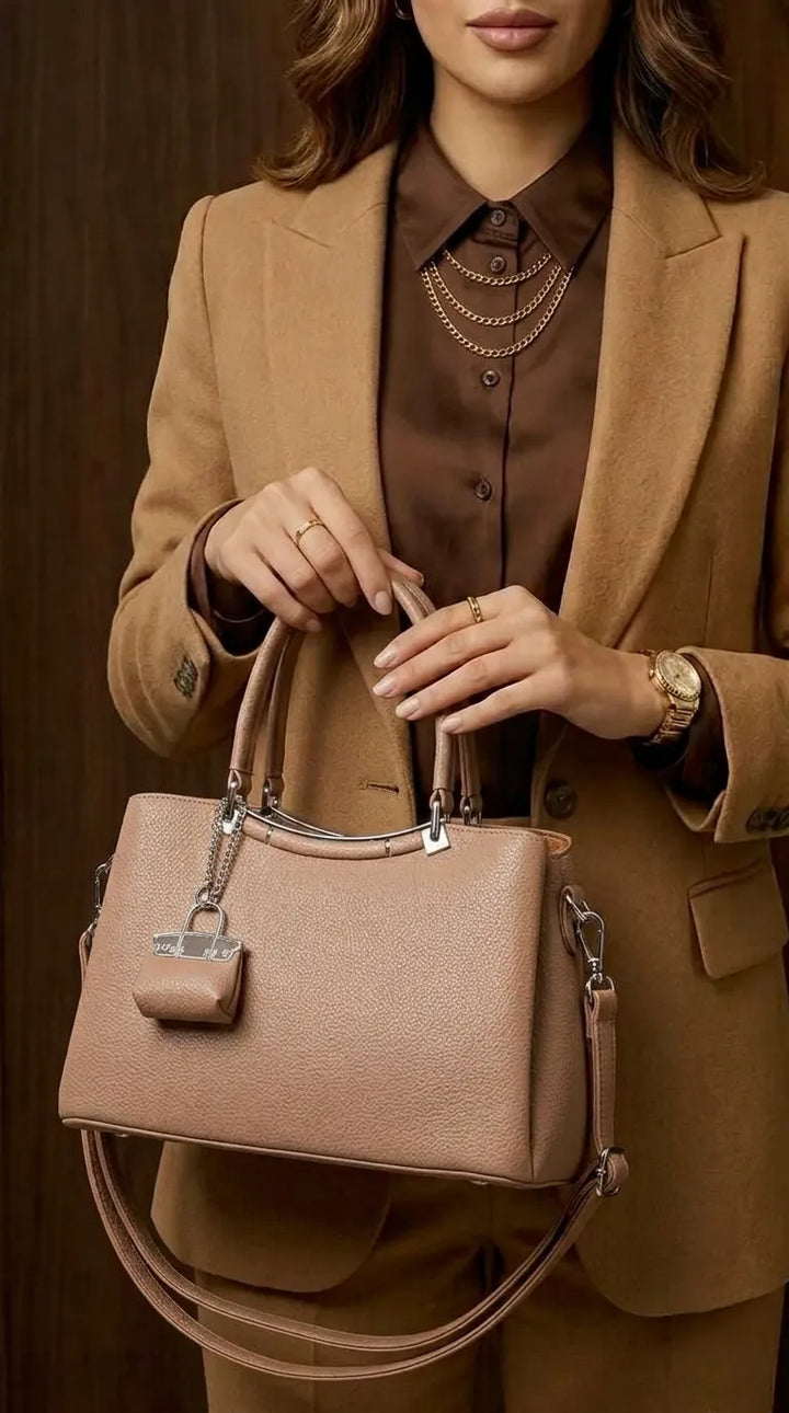 Apricot Formal Hand Bag For Women P36648