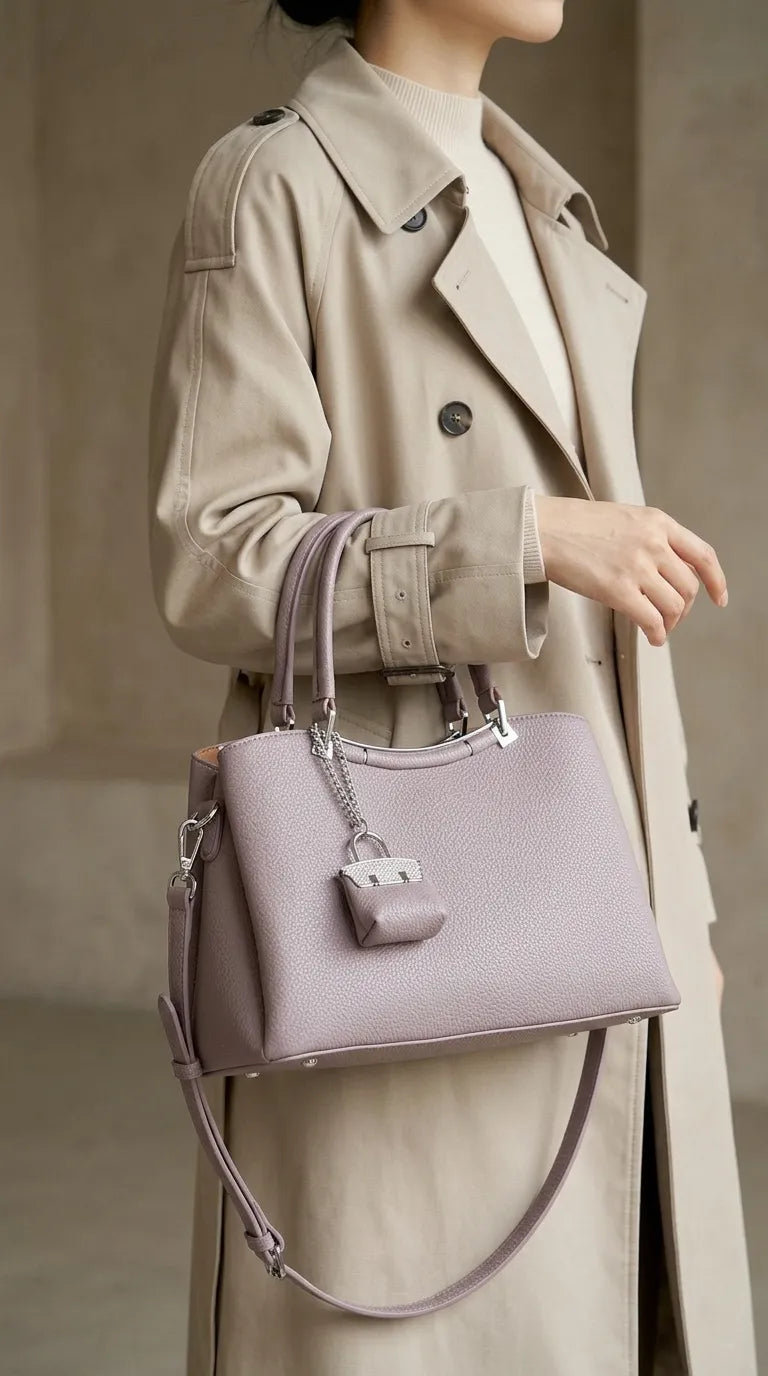 Purple Formal Hand Bag For Women P36648