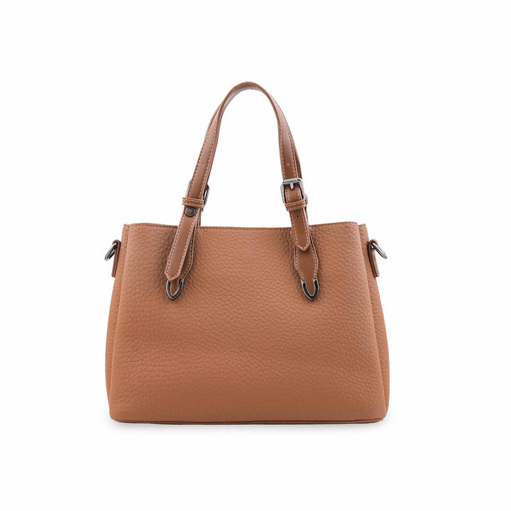 Khaki Formal Hand Bag For Women P36649