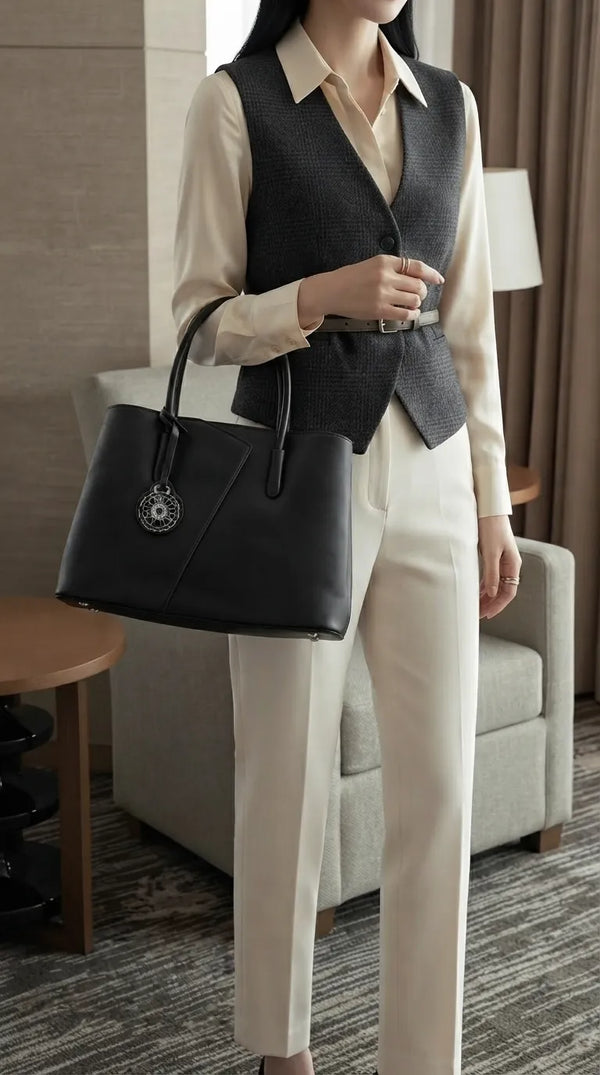 Black Formal Hand Bag For Women P36650