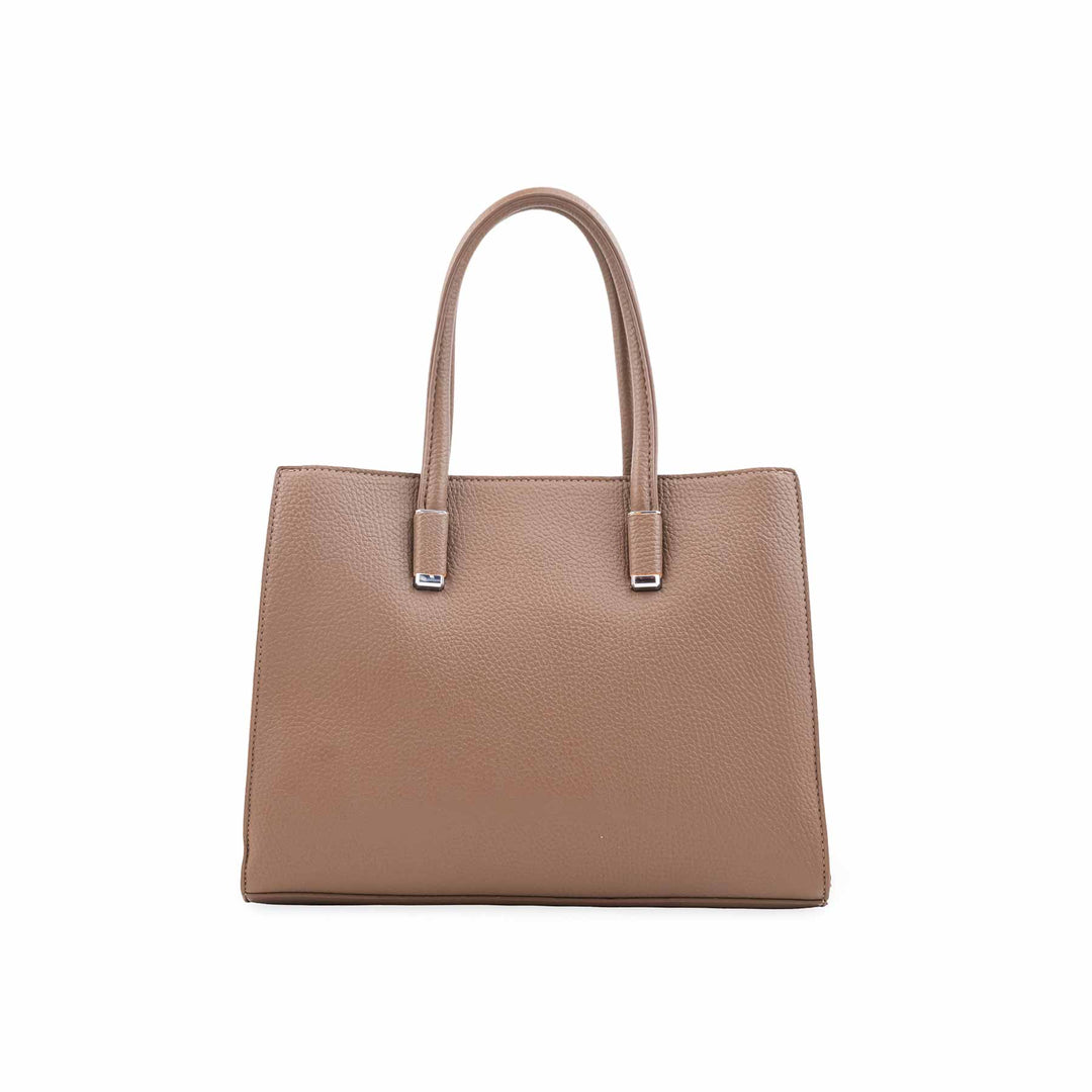 Beige Formal Hand Bag For Women P36651
