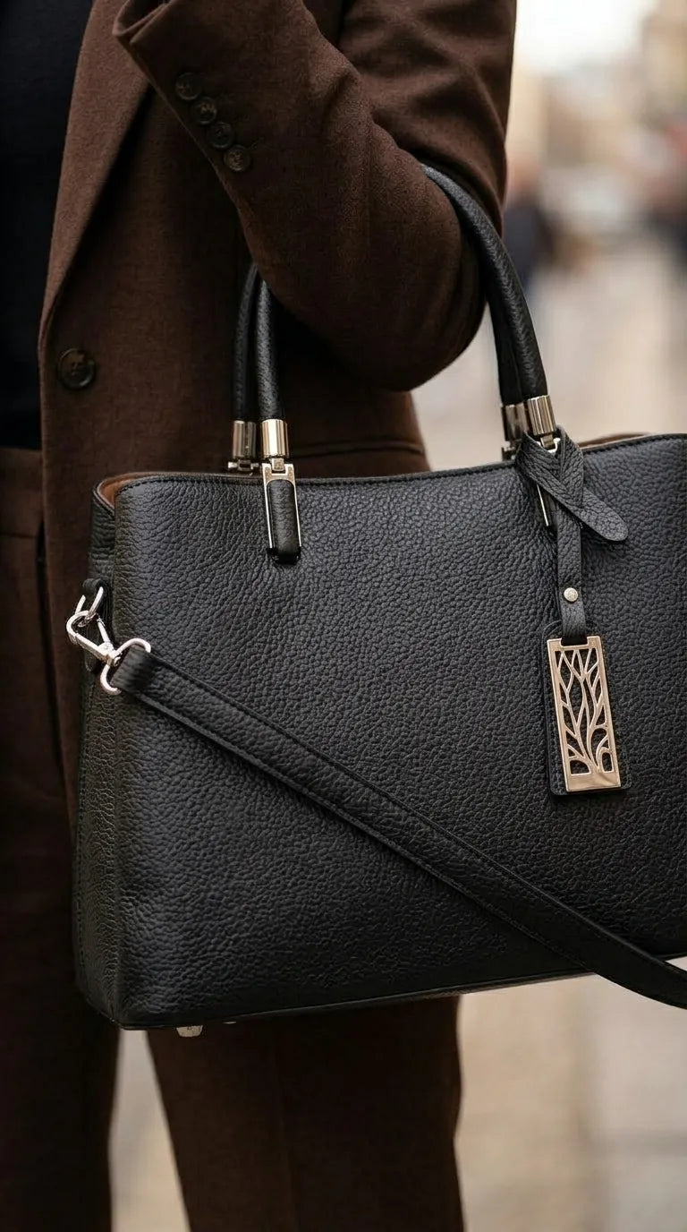 Black Formal Hand Bag For Women P36652