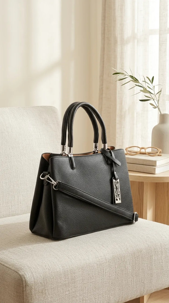 Black Formal Hand Bag For Women P36652