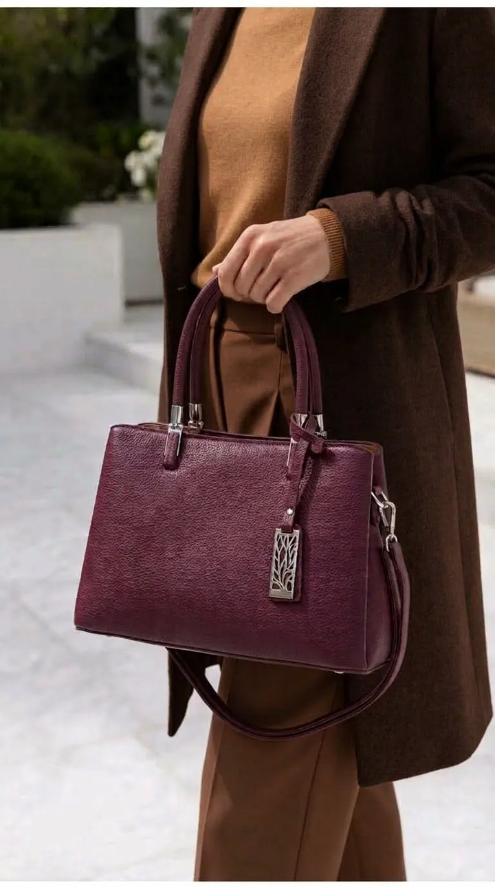 Maroon Formal Hand Bag For Women P36652