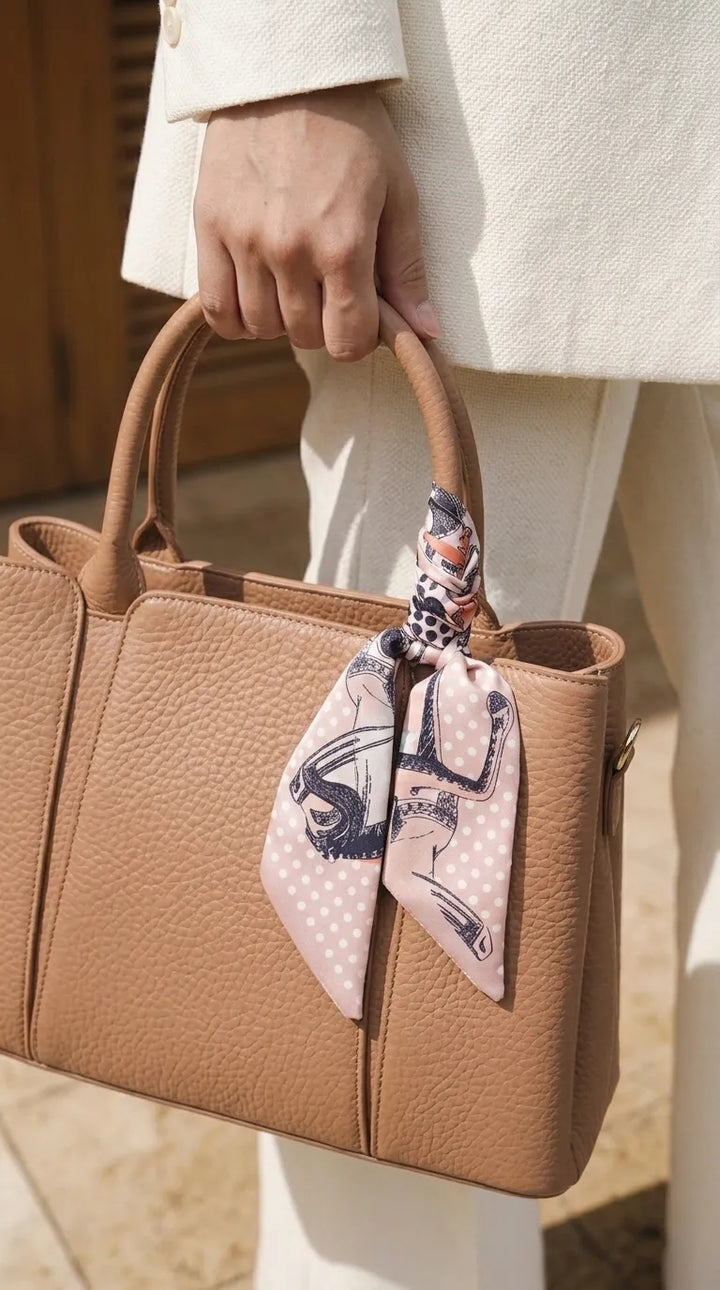 Khaki Formal Hand Bag For Women P36653