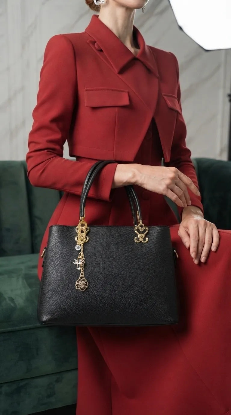 Black Formal Hand Bag For Women P36654