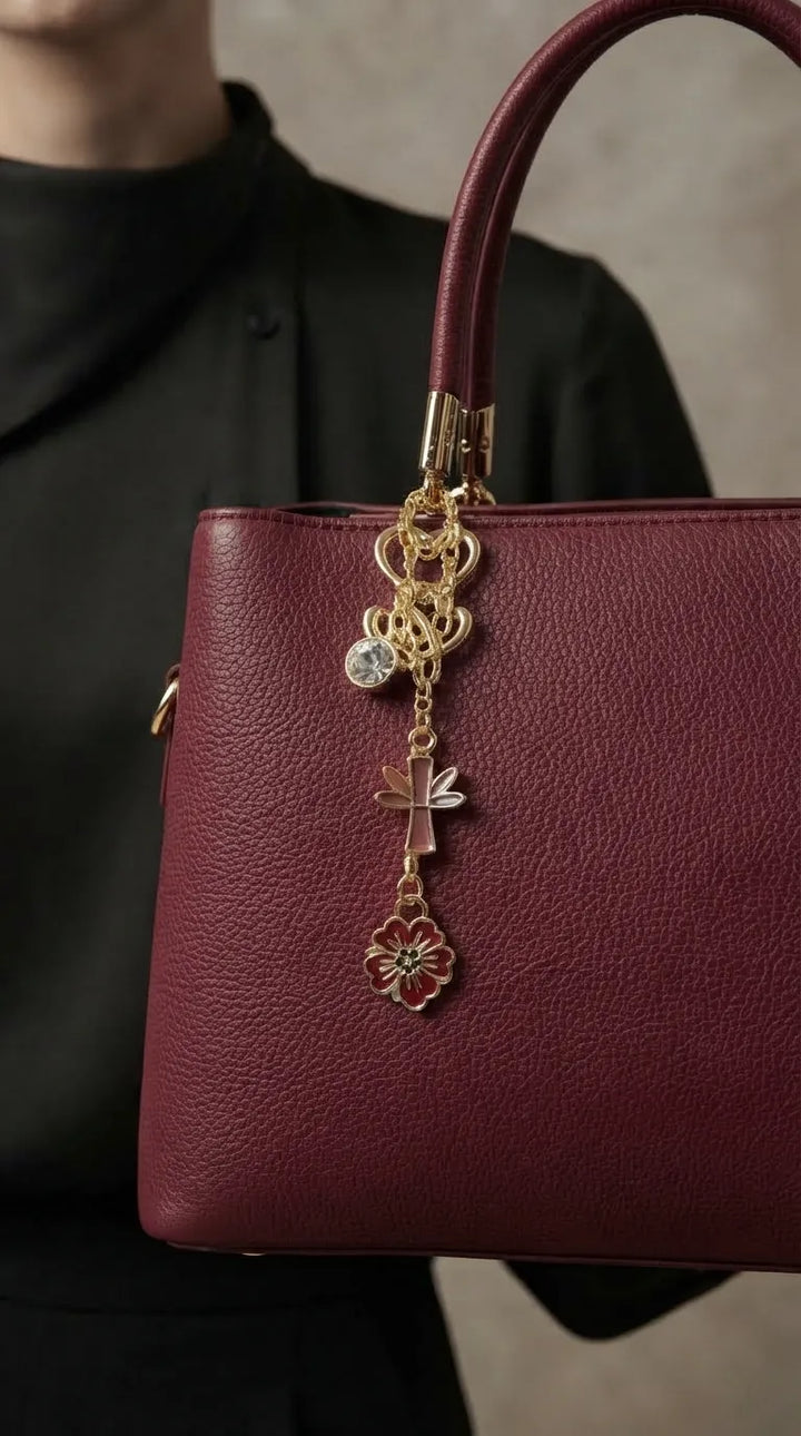 Maroon Formal Hand Bag For Women P36654