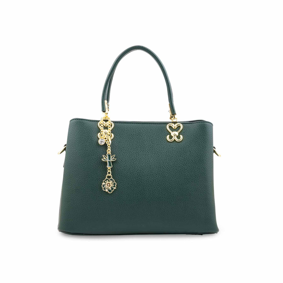 Green Formal Hand Bag For Women P36654