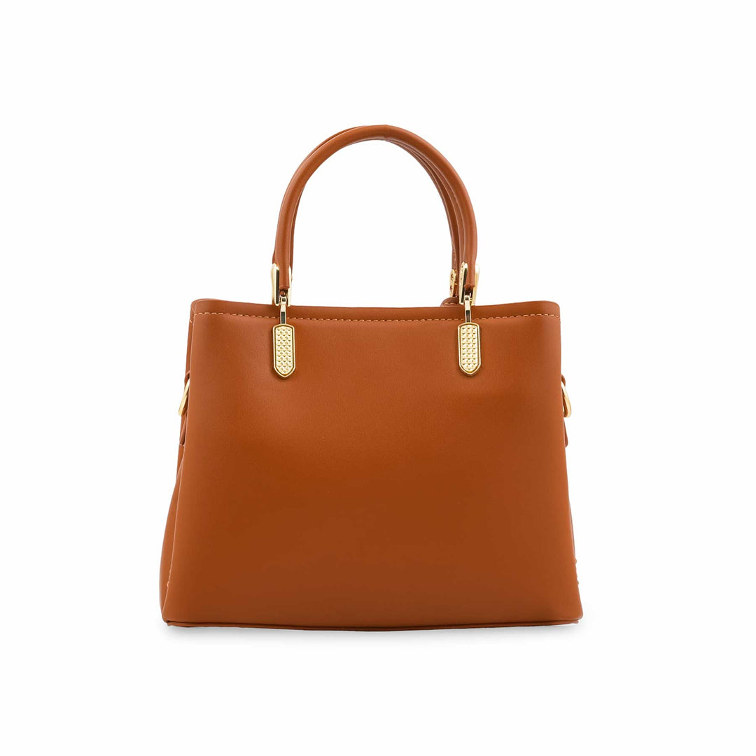 Mustard Formal Hand Bag For Women P36655