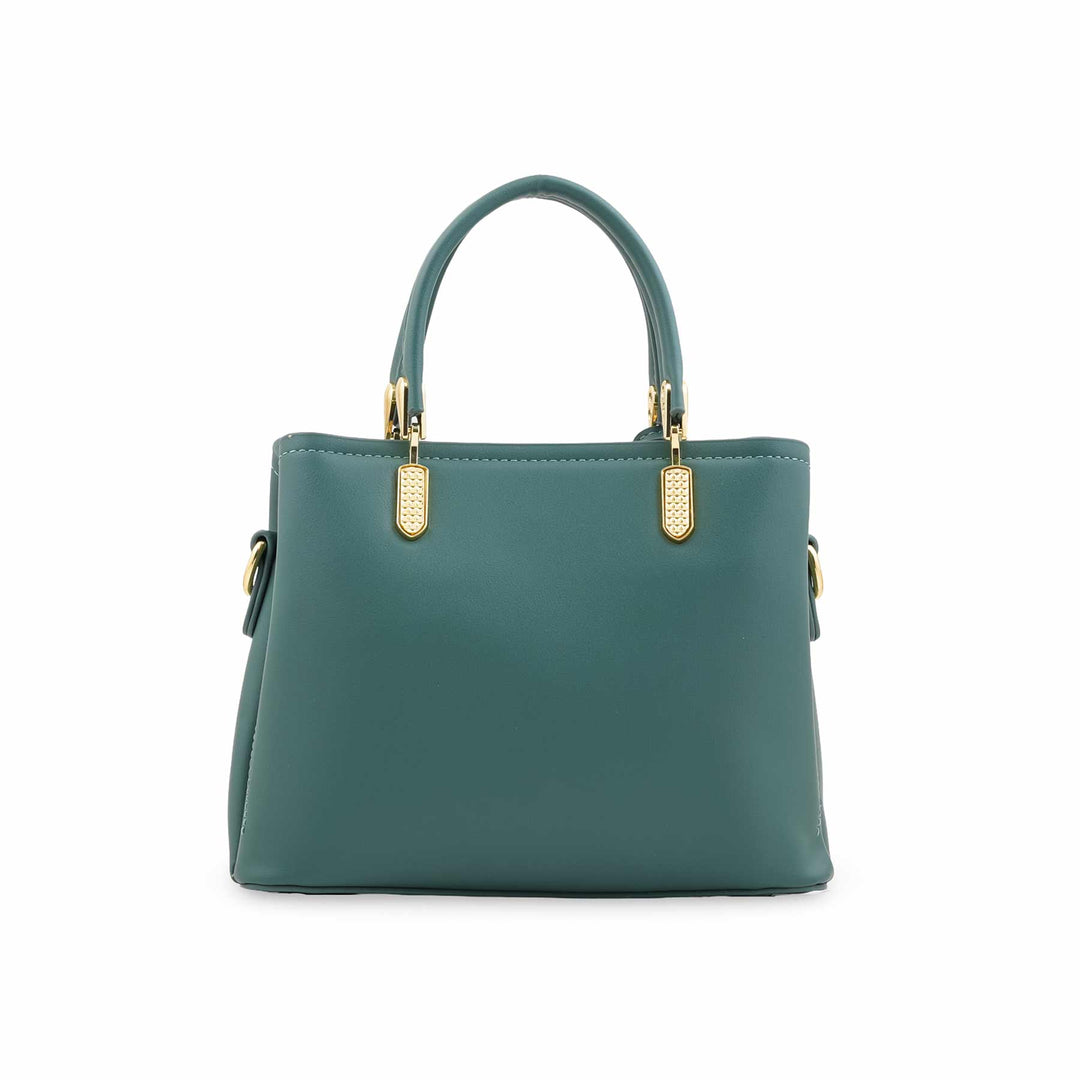 Green Formal Hand Bag For Women P36655