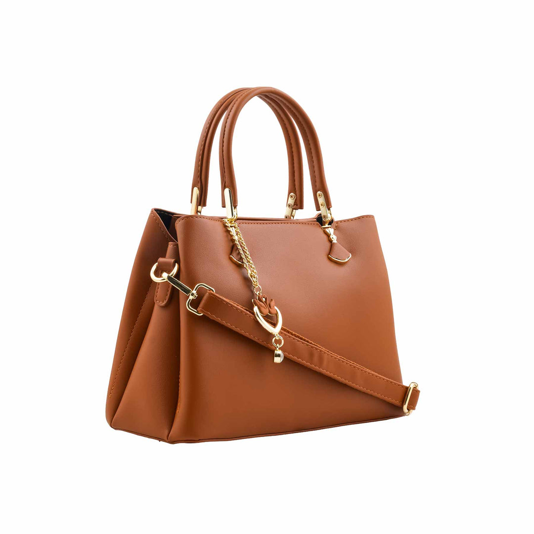 Mustard Formal Hand Bag For Women P36656