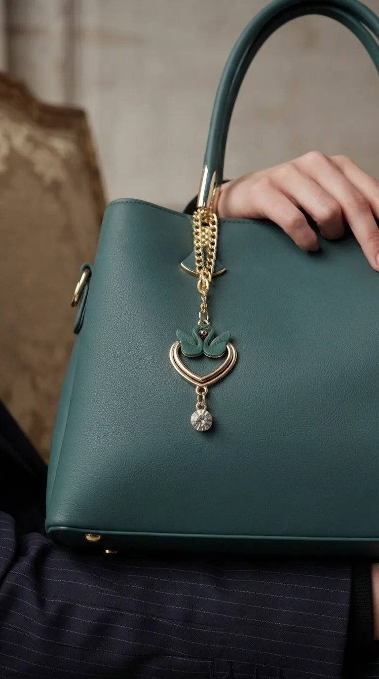 Seagreen Formal Hand Bag For Women P36656