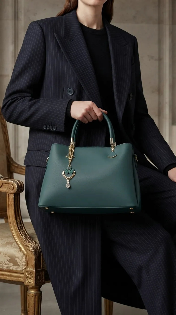 Seagreen Formal Hand Bag For Women P36656