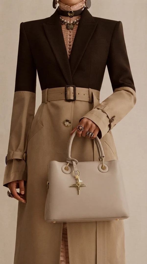 Grey Formal Hand Bag For Women P36657