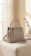 Grey Formal Hand Bag For Women P36657