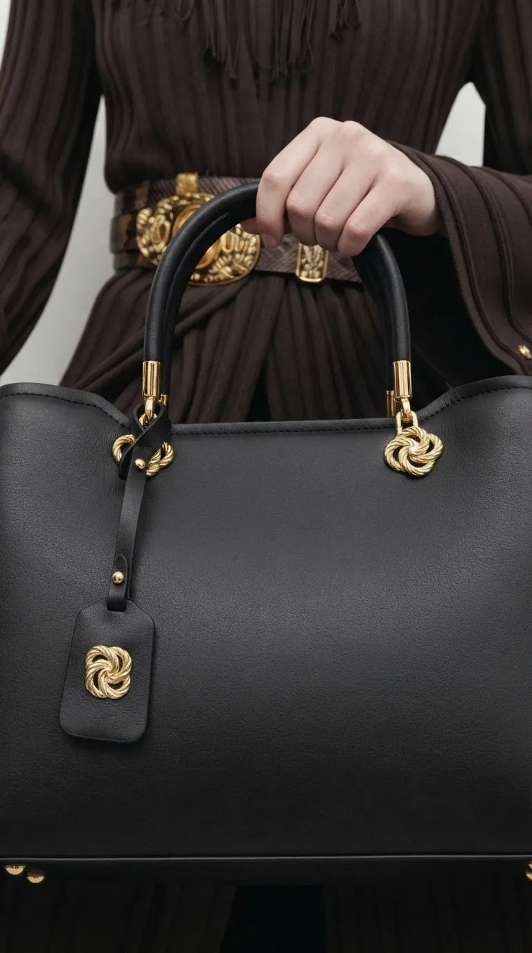 Black Formal Hand Bag For Women P36660