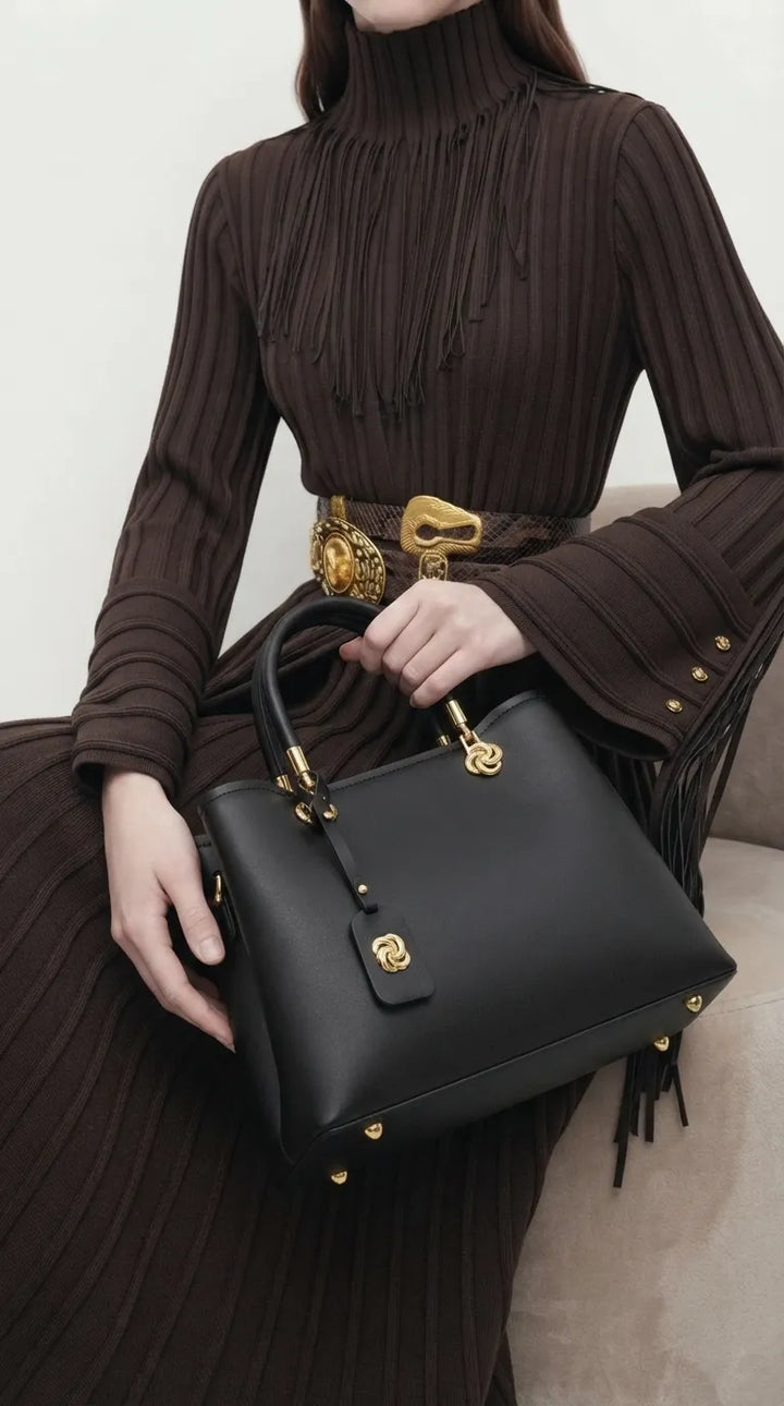 Black Formal Hand Bag For Women P36660