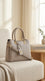 Grey Formal Hand Bag For Women P36660