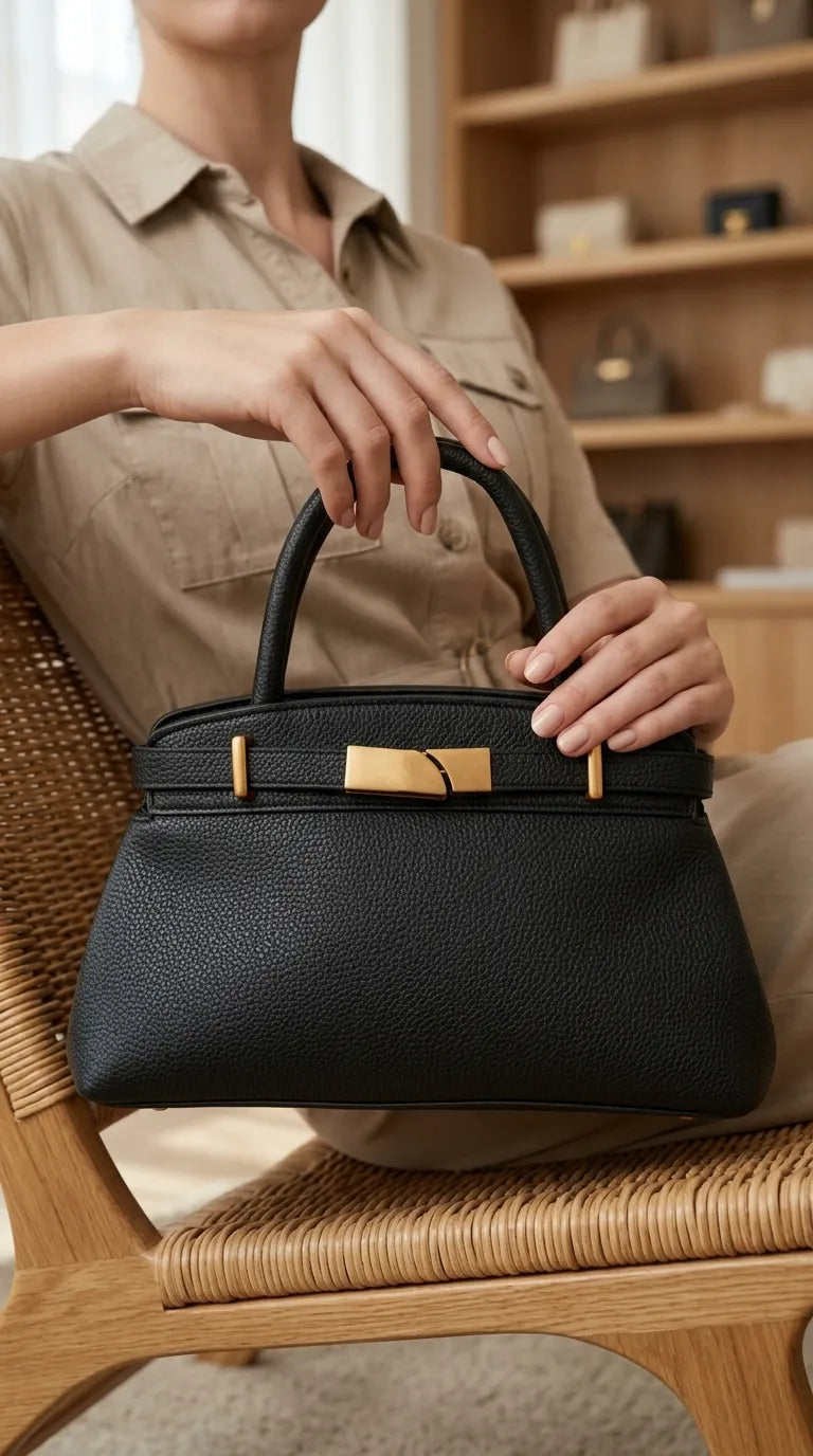 Black Formal Hand Bag For Women P36661