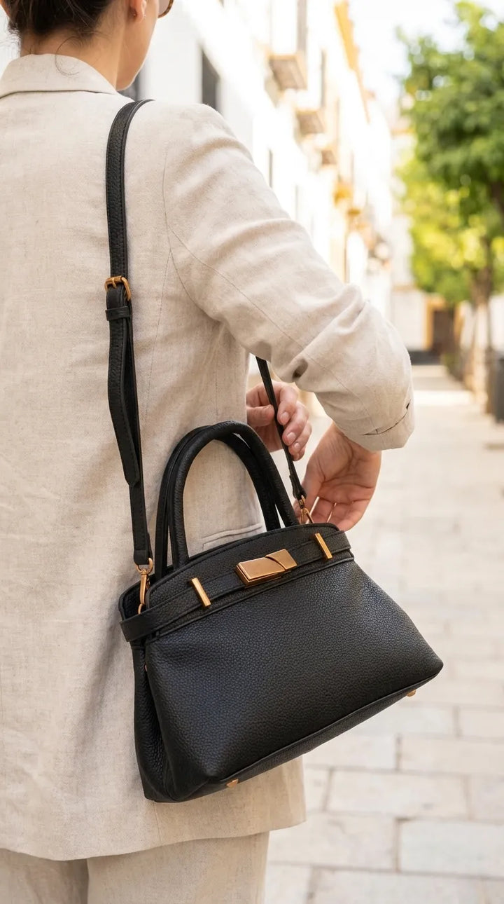 Black Formal Hand Bag For Women P36661