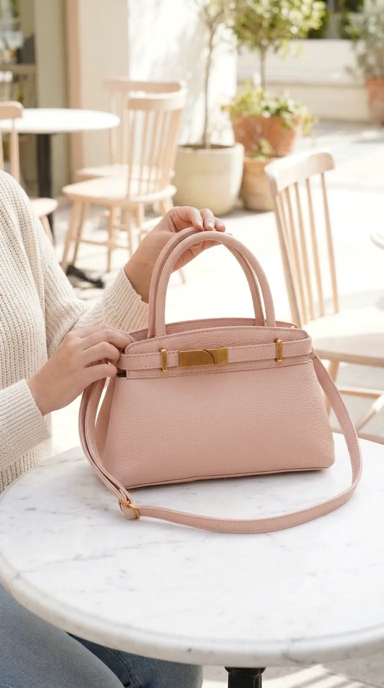 Pink Formal Hand Bag For Women P36661