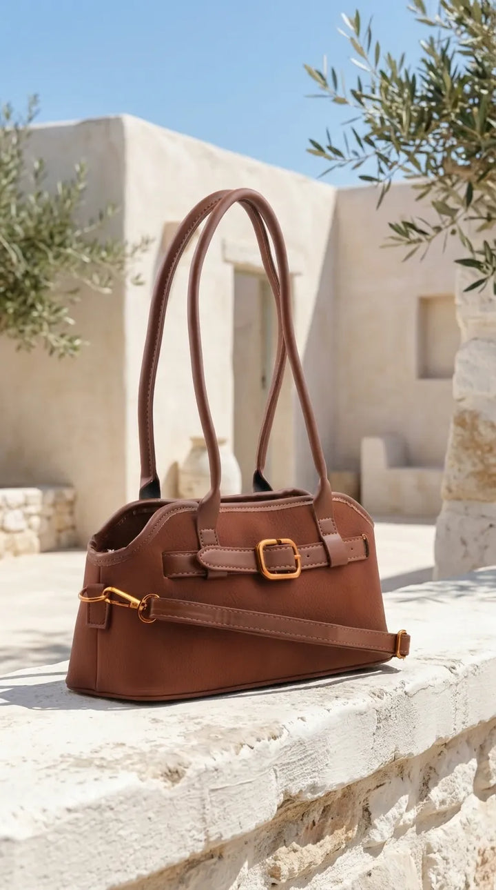 Mustard Formal Hand Bag For Women P36662