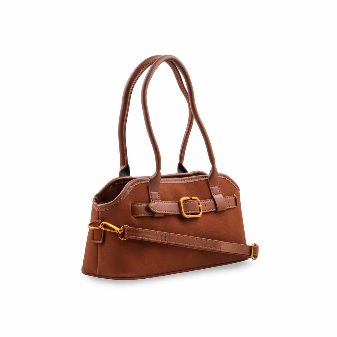 Mustard Formal Hand Bag For Women P36662