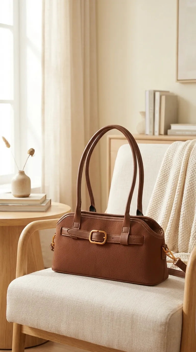 Mustard Formal Hand Bag For Women P36662