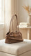 Beige Formal Hand Bag For Women P36662