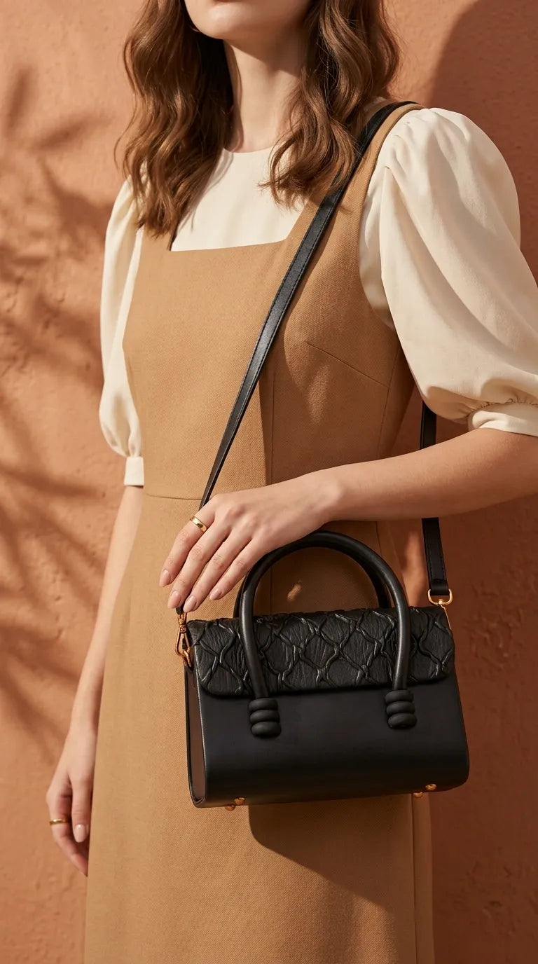 Black Formal Hand Bag For Women P36663