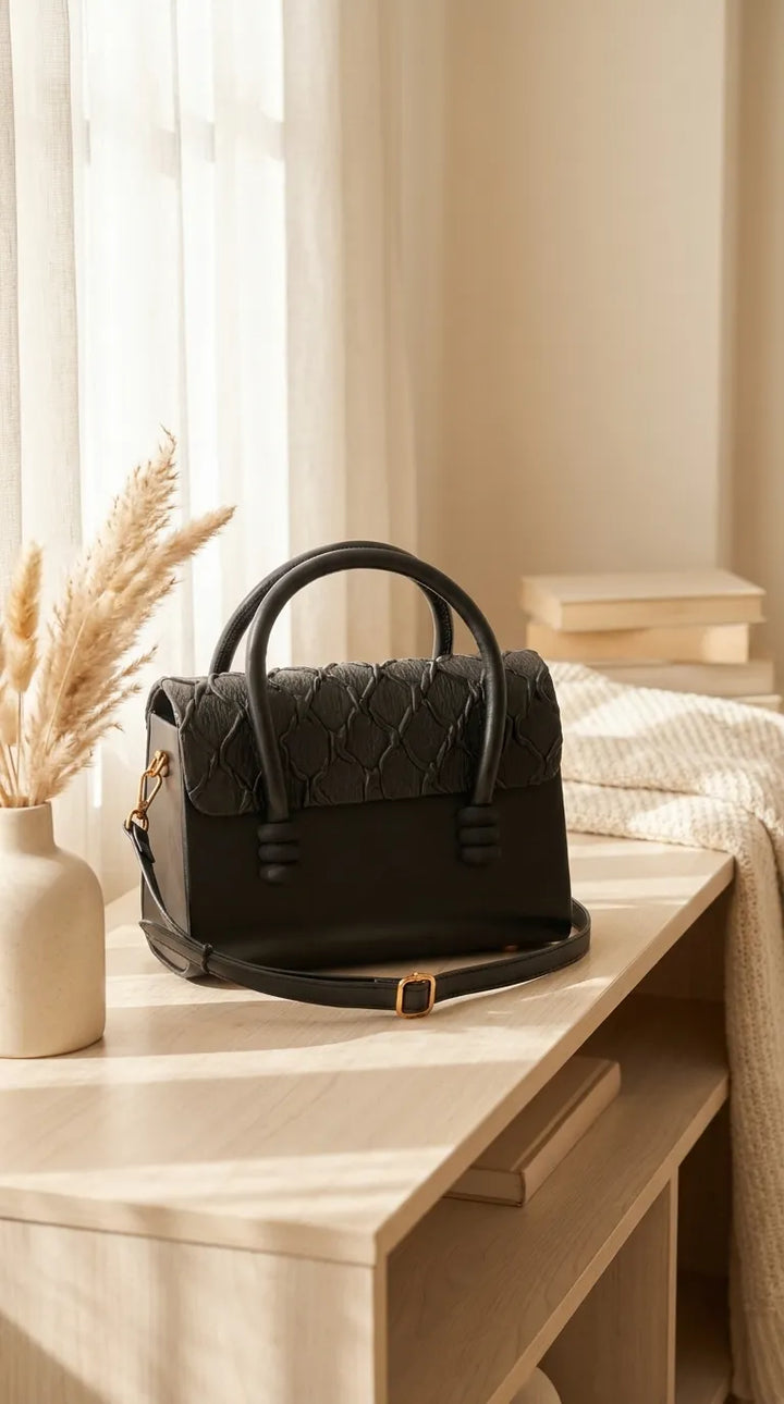 Black Formal Hand Bag For Women P36663
