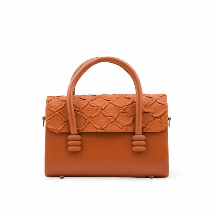 Mustard Formal Hand Bag For Women P36663