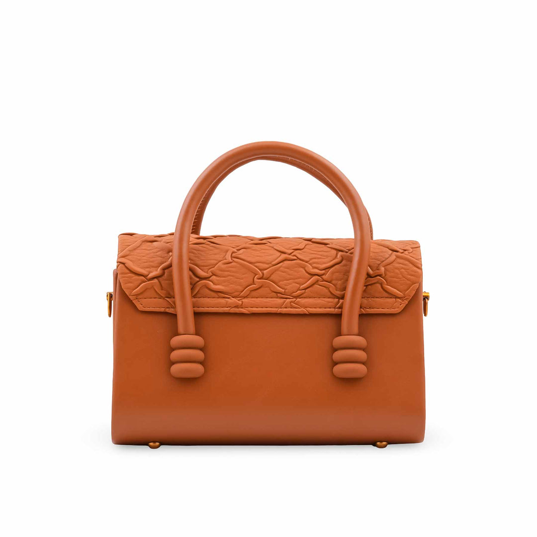 Mustard Formal Hand Bag For Women P36663