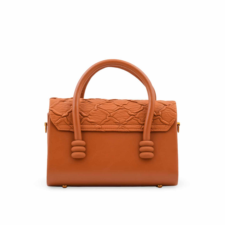 Mustard Formal Hand Bag For Women P36663