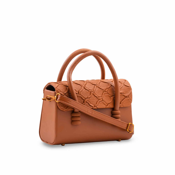 Mustard Formal Hand Bag For Women P36663