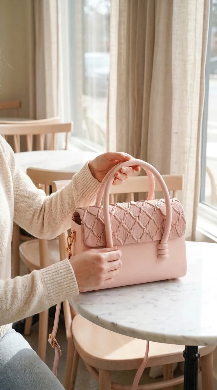 Pink Formal Hand Bag For Women P36663