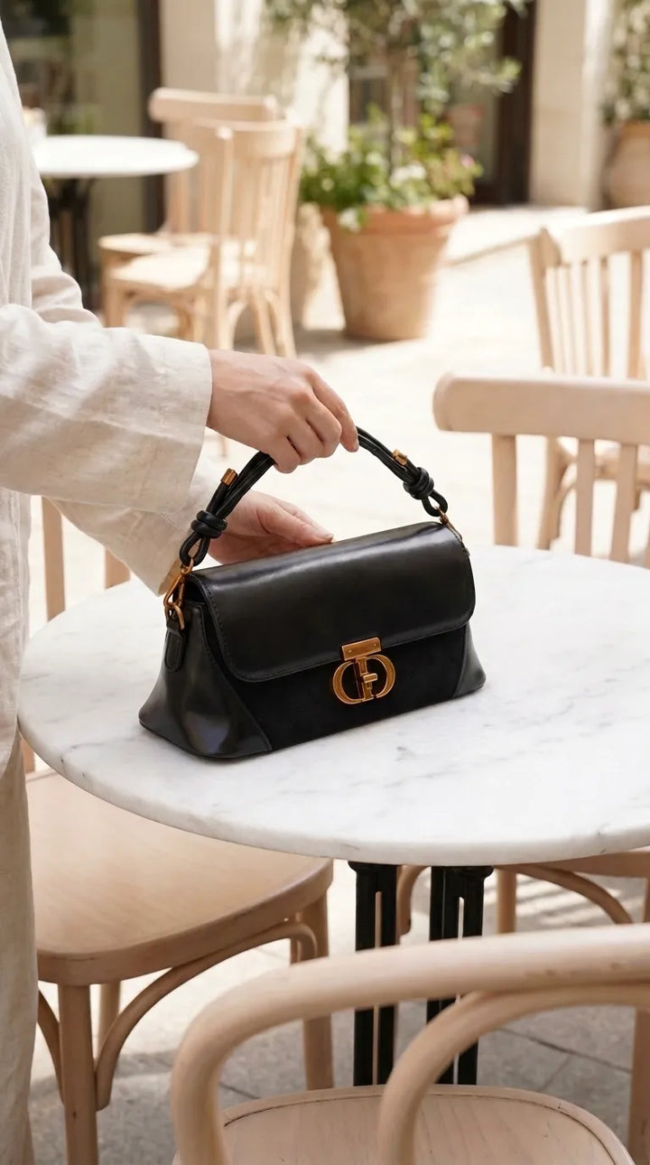 Black Formal Shoulder Bag For Women P36664