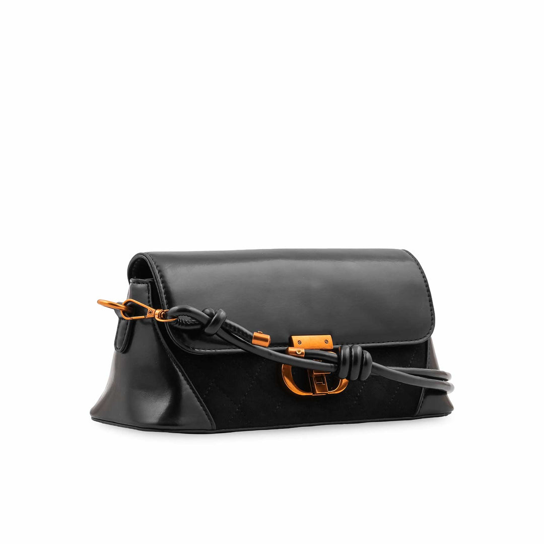 Black Formal Shoulder Bag For Women P36664