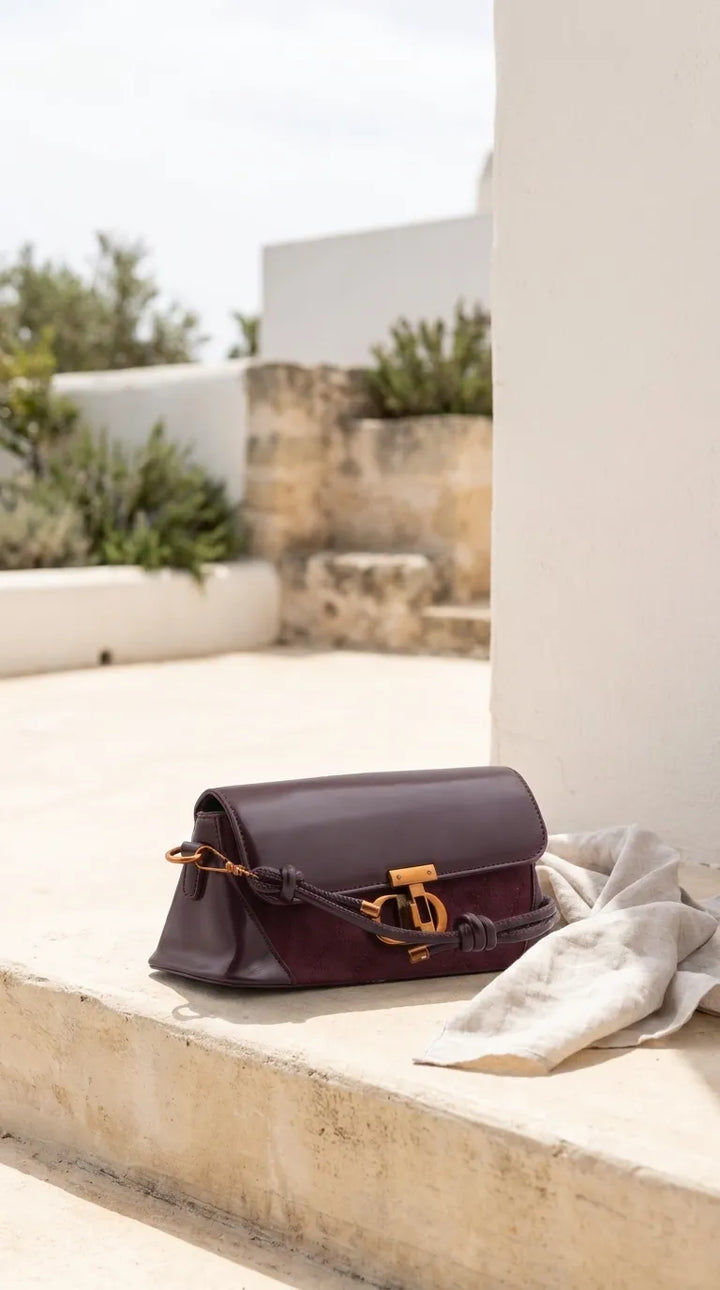 Maroon Formal Shoulder Bag For Women P36664
