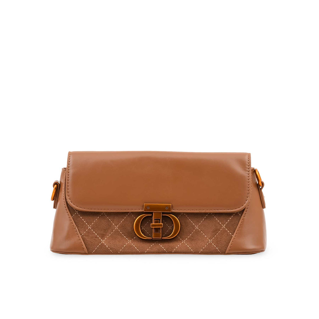 Apricot Formal Shoulder Bag For Women P36664