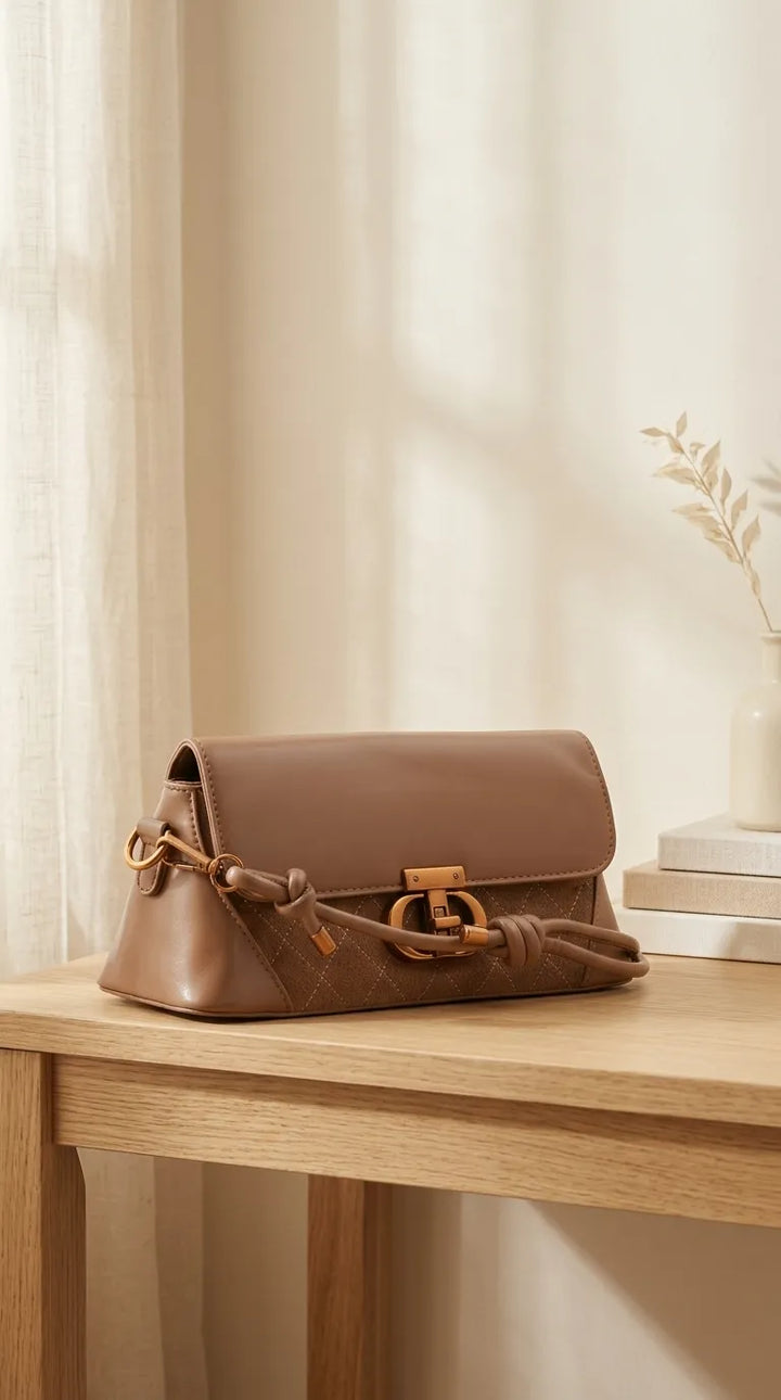 Apricot Formal Shoulder Bag For Women P36664