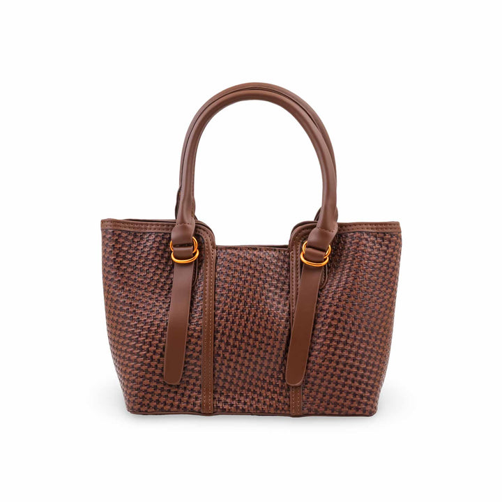 Brown Formal Shoulder Bag For Women P36665