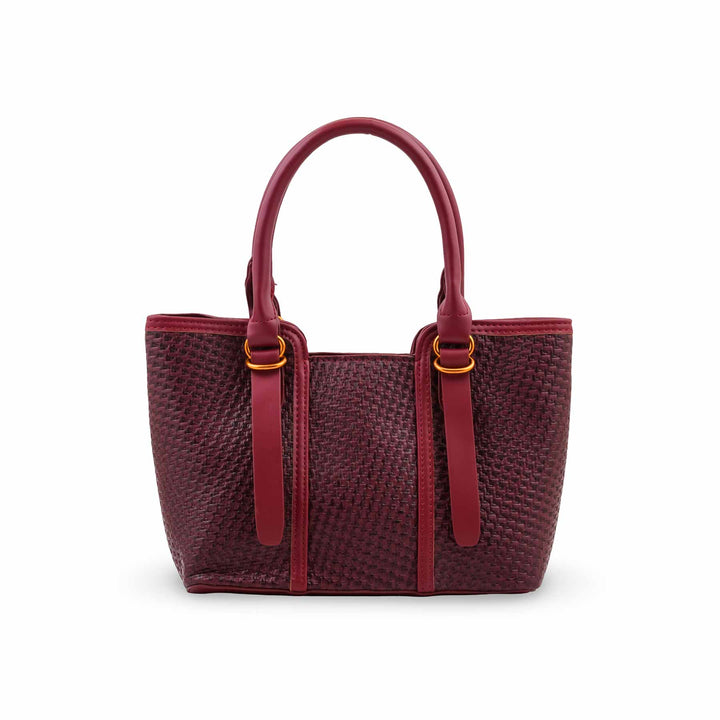 Maroon Formal Shoulder Bag For Women P36665