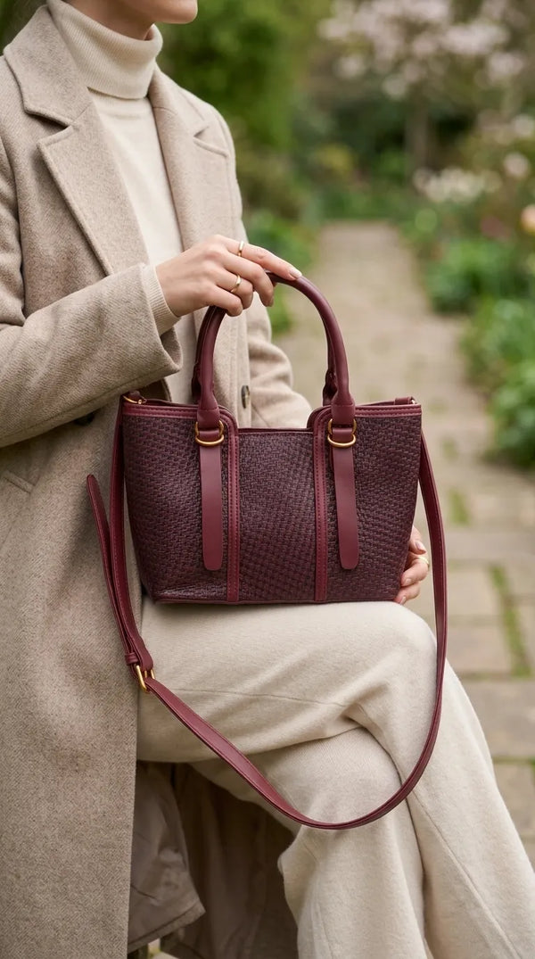 Maroon Formal Shoulder Bag For Women P36665