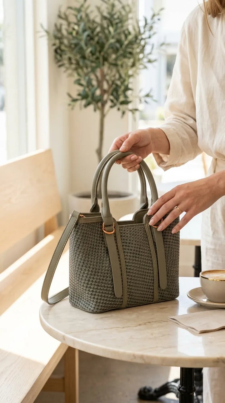 Green Formal Shoulder Bag For Women P36665